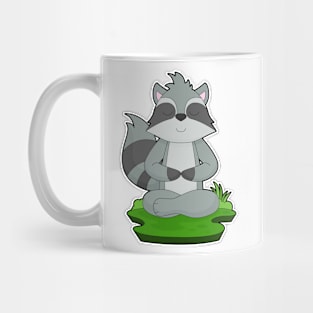 Racoon Yoga Fitness Meditation Mug